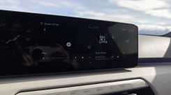 Screen inside the Kia EV4 hatchback GT-line