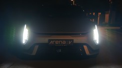 Kia EV4 hatchback GT-line front end