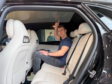 Rear seat space is generous.