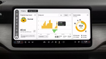 The interior of the new Rivian R2