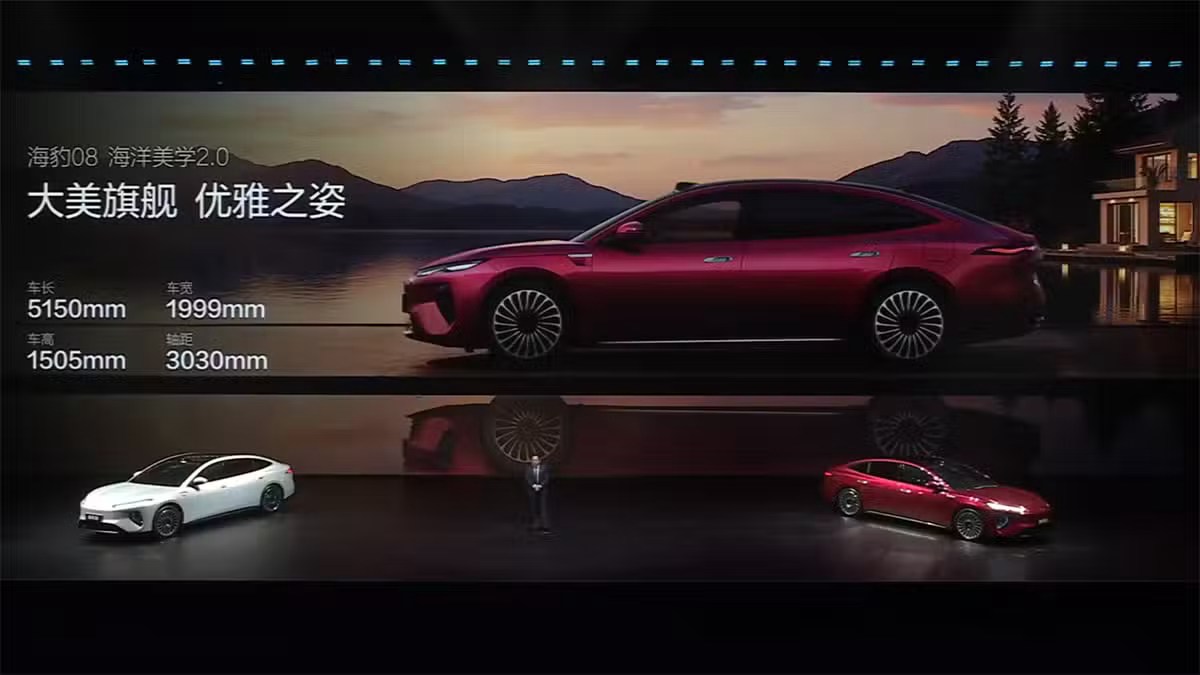 BYD Seal 08 promises huge range and fast charging