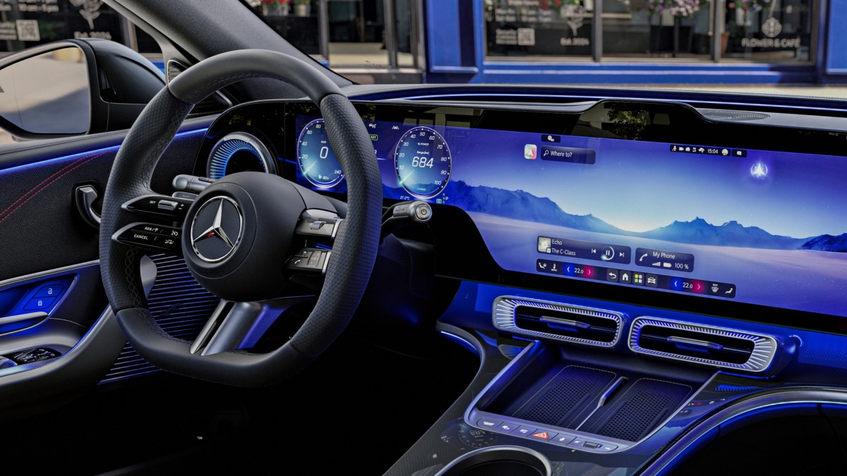 The interior of the all-new all-electric Mercedes C-Class - source: Mercedes-Benz