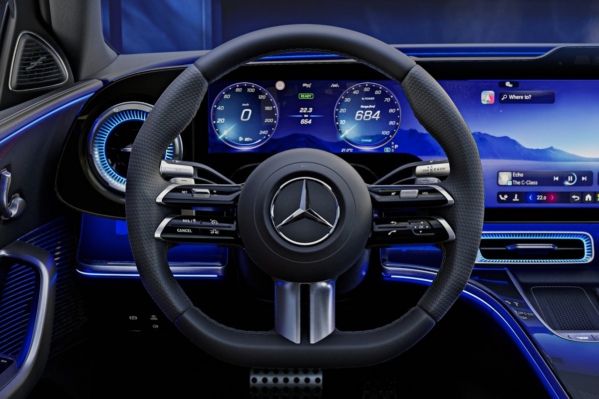The interior of the all-new all-electric Mercedes C-Class - source: Mercedes-Benz