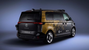 Self-driving VW ID. Buzz