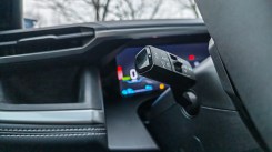 Stalk buttons to control the gauge cluster