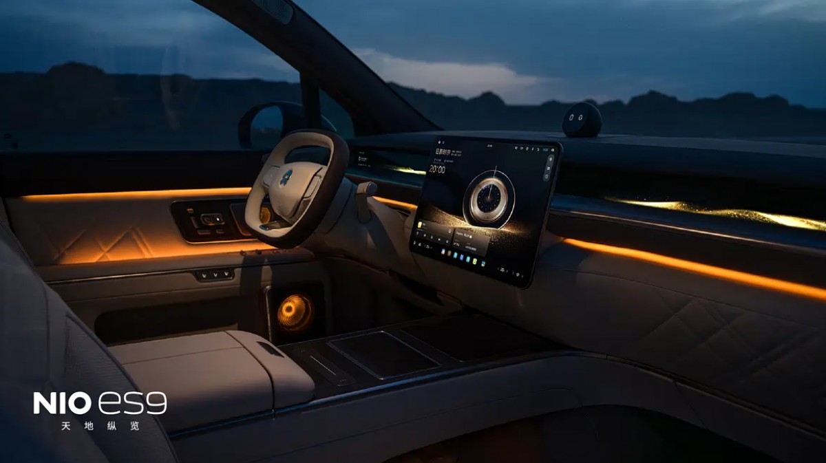 Interior of the new Nio ES9 - source: Nio/Weibo
