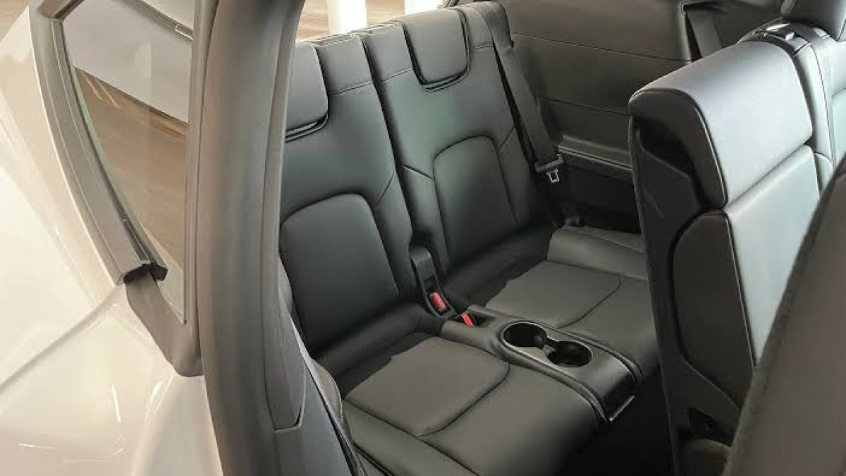 It's a tight squeeze in the back