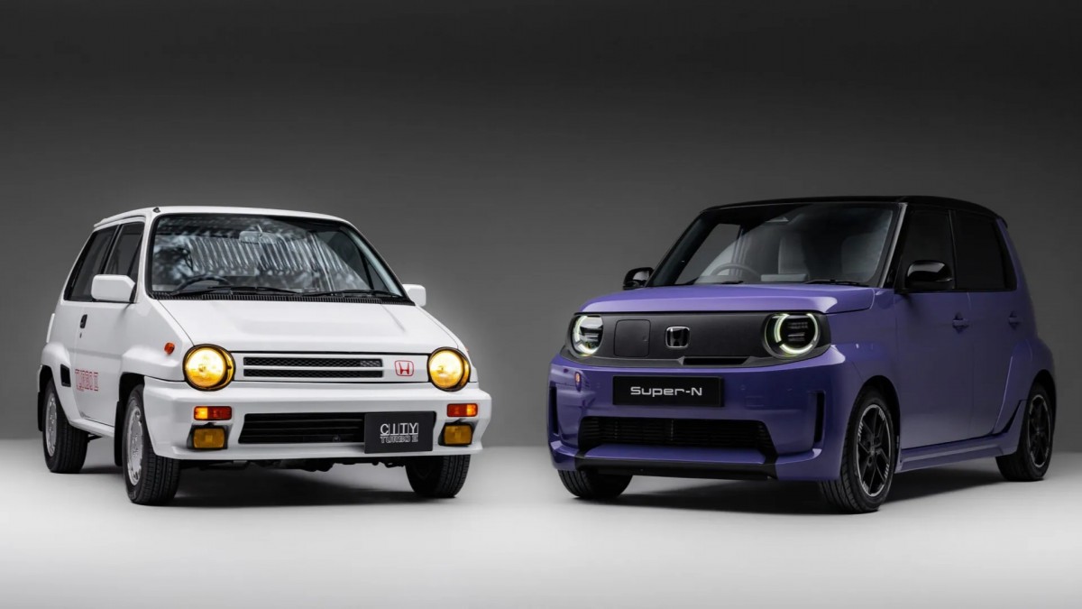 2026 Honda Super-N and classic Honda City Turbo II - source: Honda