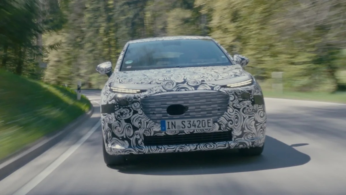 Audi prepares compact A2 e-tron electric hatchback for autumn premiere