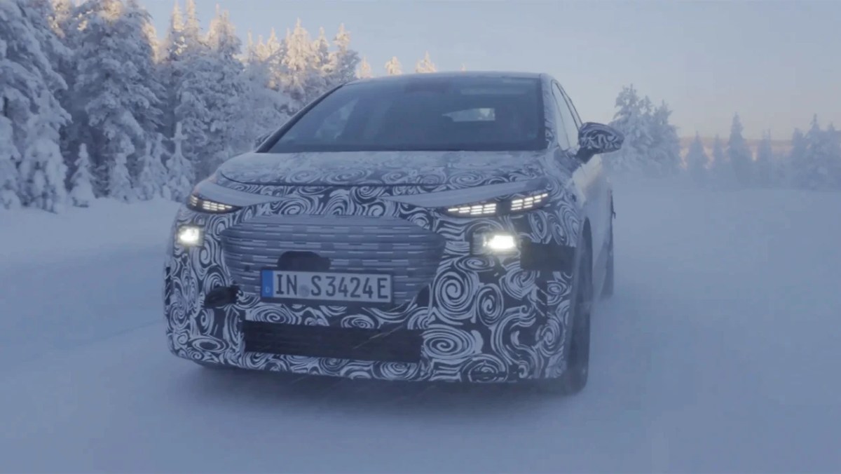 Audi prepares compact A2 e-tron electric hatchback for autumn premiere