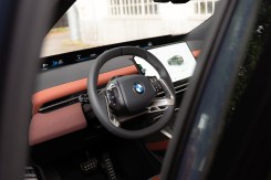 BMW iX3 steering wheel