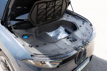 BMW iX3 extended storage area