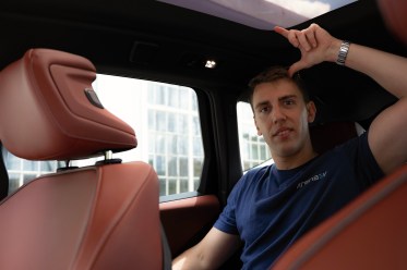 BMW iX3 rear seat space