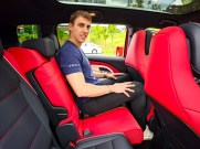 Mercedes GLB second and third row seating space