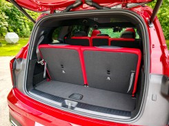 Mercedes GLB cargo space with seven seats