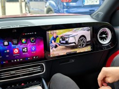 Mercedes GLB with a passenger display