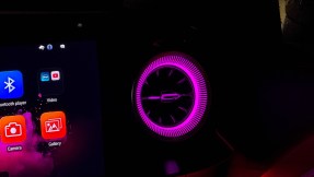 Mercedes GLB passenger display and illuminating vents