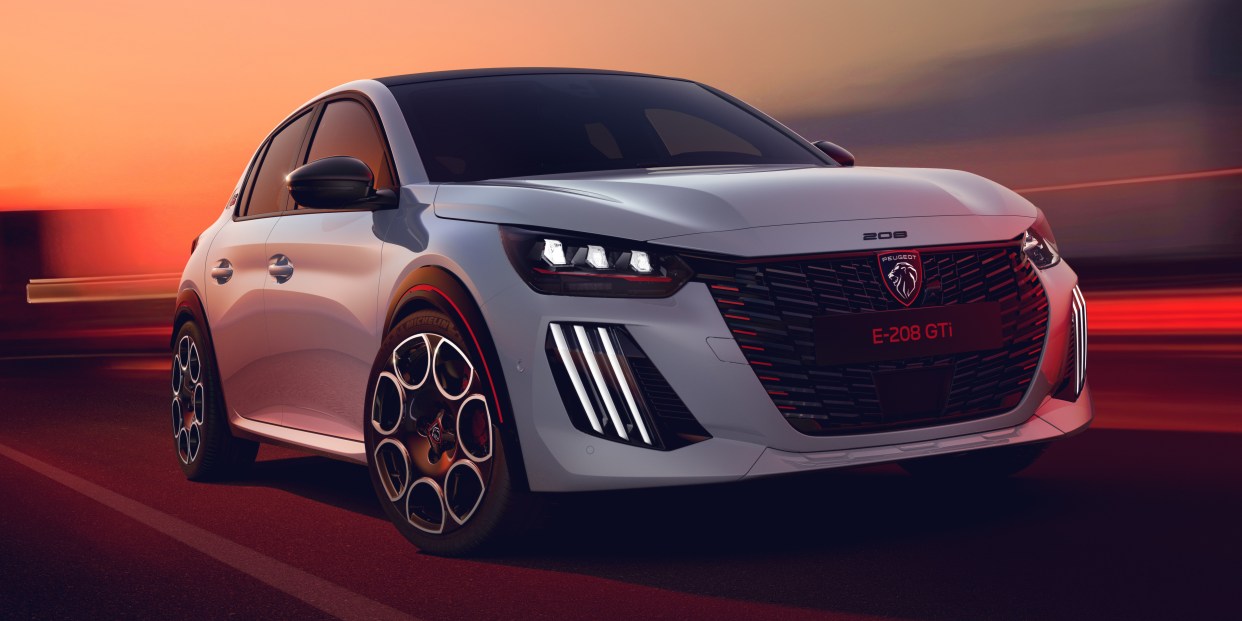 Peugeot e-208 GTi officially unveiled with 281 hp and up to 233 miles range