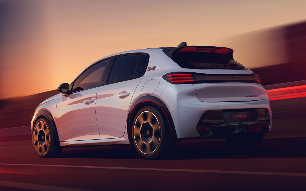 Peugeot is finally unveiling the production E-208 GTi this week