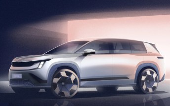Skoda previews all-new Peaq seven-seater EV in official design sketches
