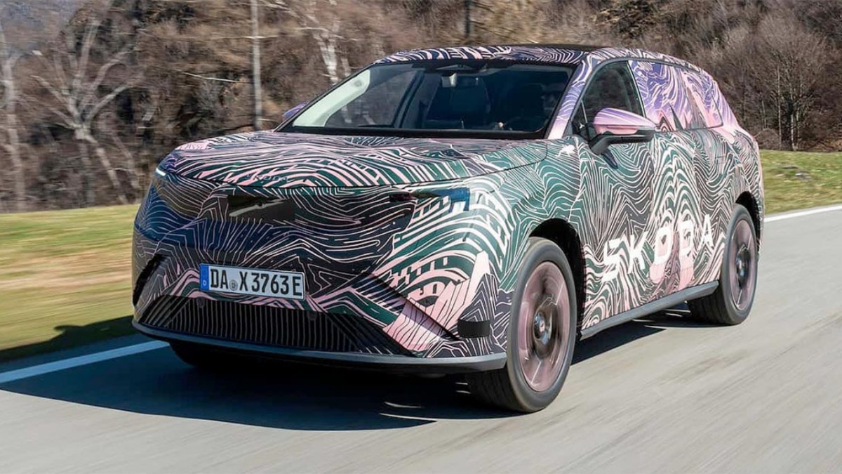 Skoda previews all-new Peaq seven-seater EV in official design sketches