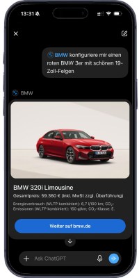 BMW moves from website menus to ChatGPT prompts