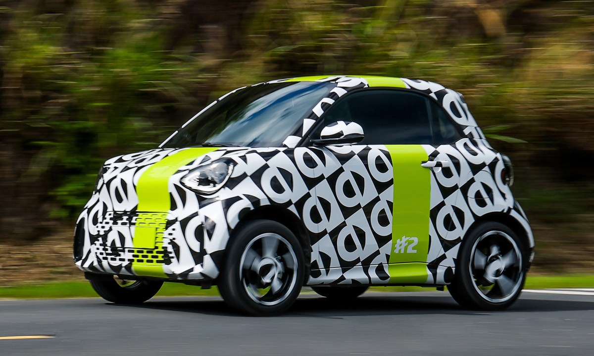 This is the Smart #2 on the streets being tested ahead of its launch