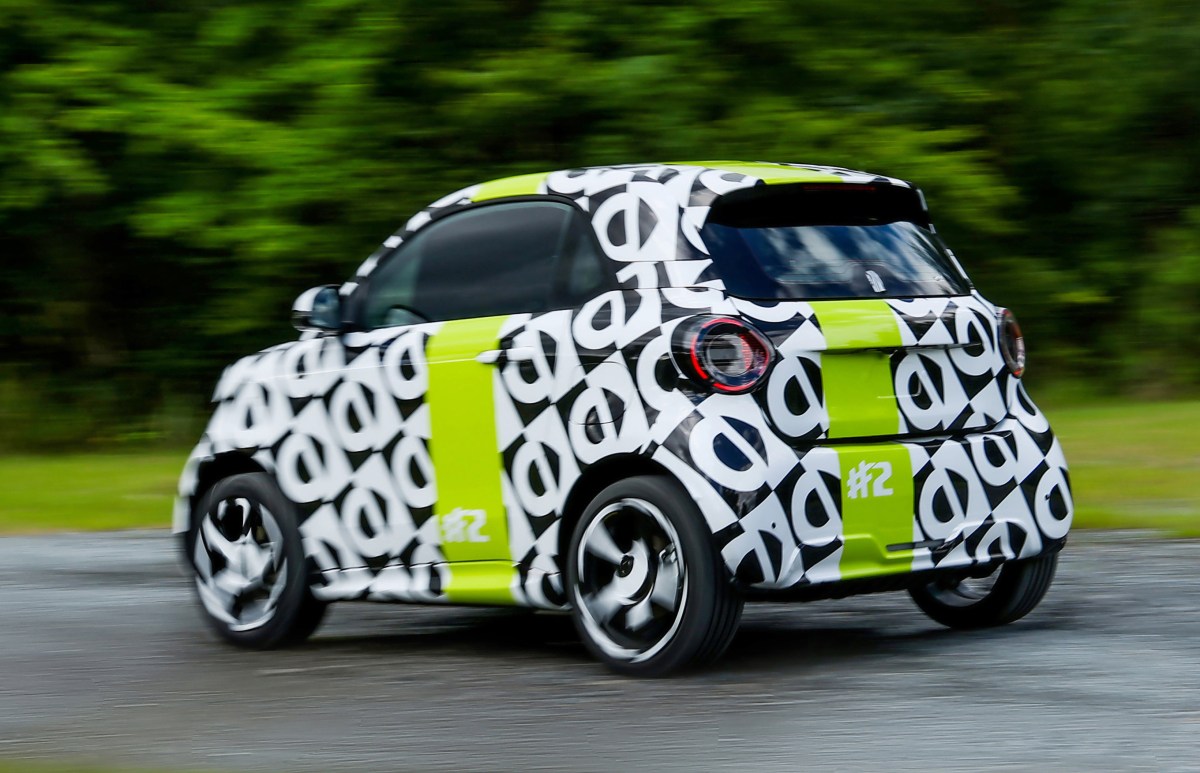 This is the Smart #2 on the streets being tested ahead of its launch