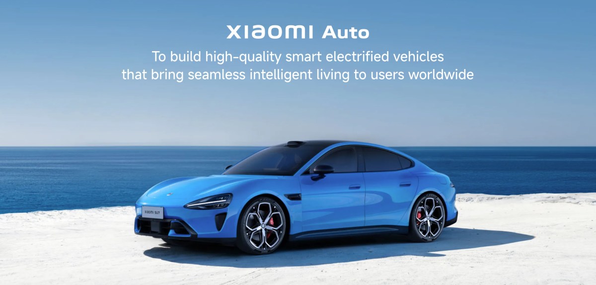 Xiaomi Auto launches international website ahead of its global launch