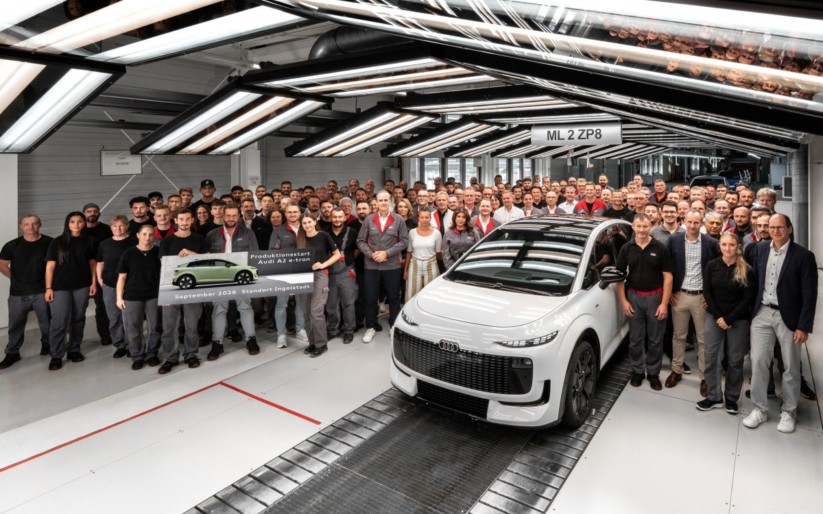 The new Audi A2 e-tron is already in production