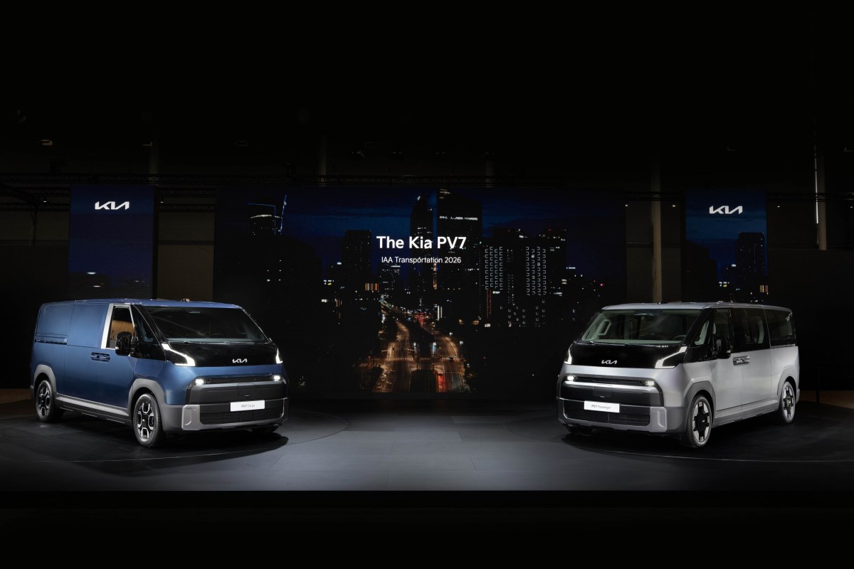 Kia 's announces its EV van PV7 and it's huge, it can carry up to 9 passengers