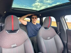 The rear is much more spacious than the size suggests.