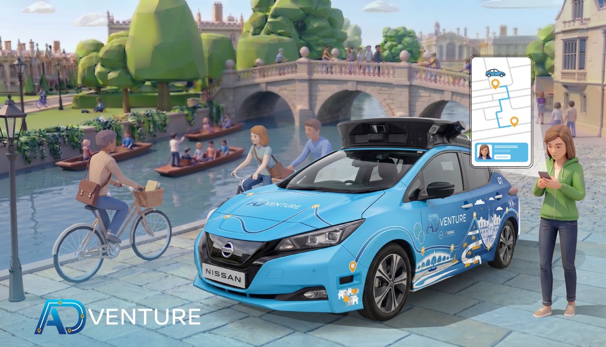 Nissan is sending an old Leaf into Cambridge chaos