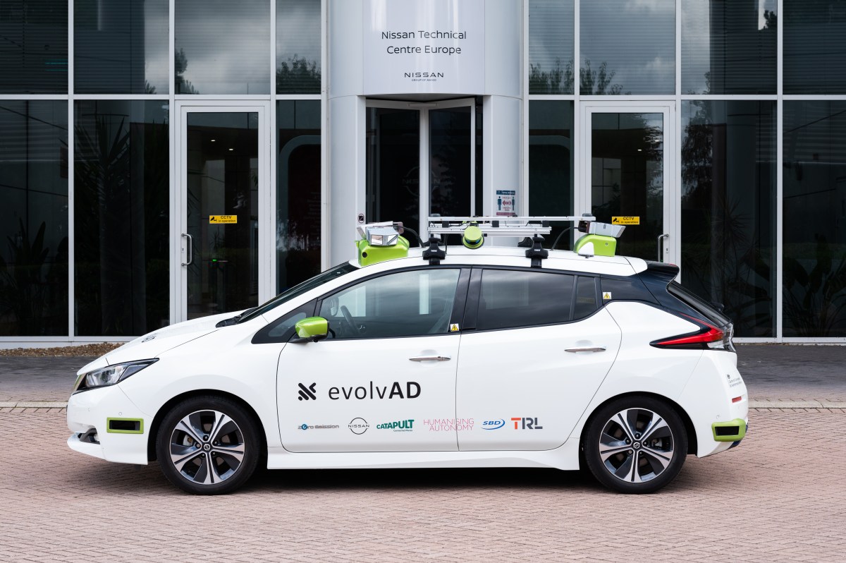 Nissan is reusing the 2022 Leaf from the previous project ''evolvAD''