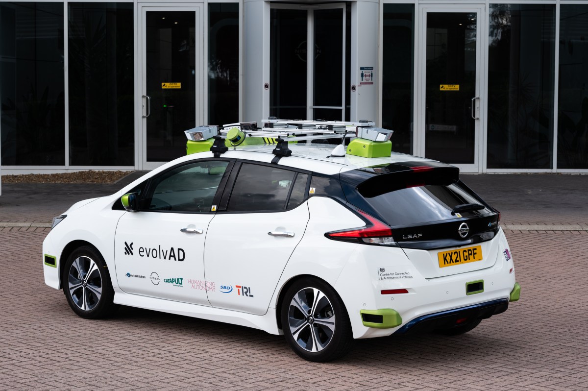 Nissan used the Leaf in the previous project ''evolvAD''