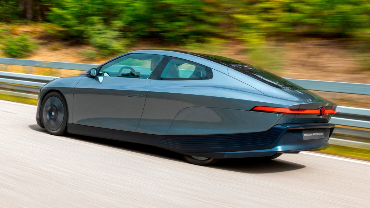 Slippery new EV concept from VW covers 1,200 km on a single charge