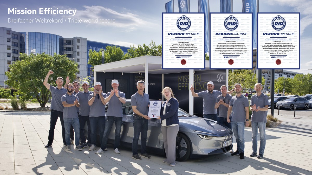 Slippery new EV concept from VW covers 1,200 km on a single charge