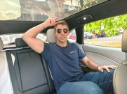 The rear seats are spacious but not as technologically advanced.