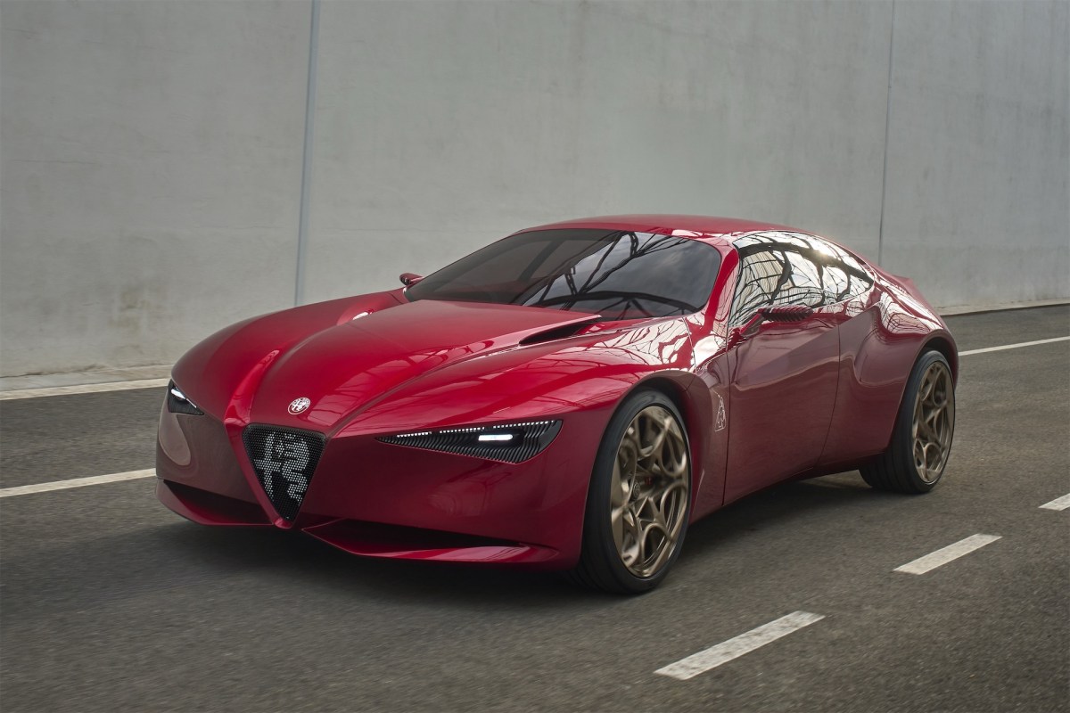 Alfa Romeo shows the Cuorerosso concept, its 8C of the future 