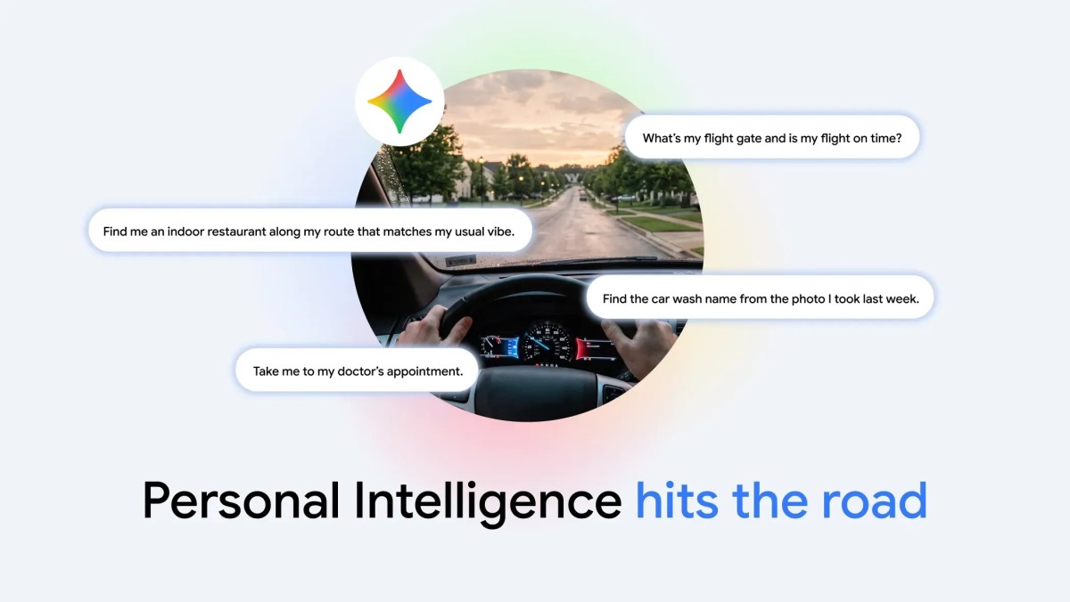 Google begins Personal Intelligence rollout for Android Auto