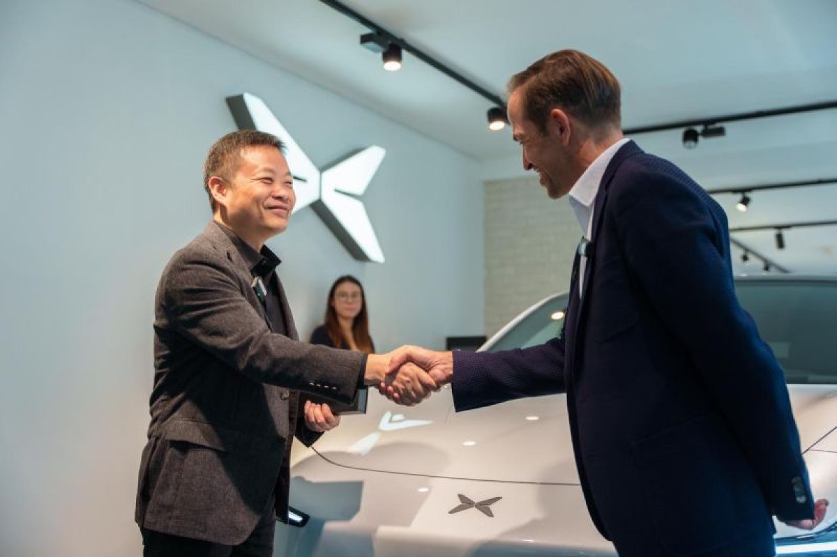 XPeng begins European deliveries of the L03 in Paris ahead of November UK arrival