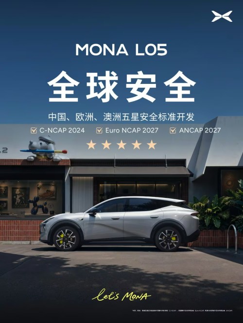 XPeng sends Mona L05 to customers abroad ahead of Chinese launch