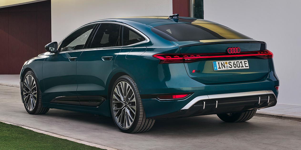 Audi A6 Sportback e-tron back