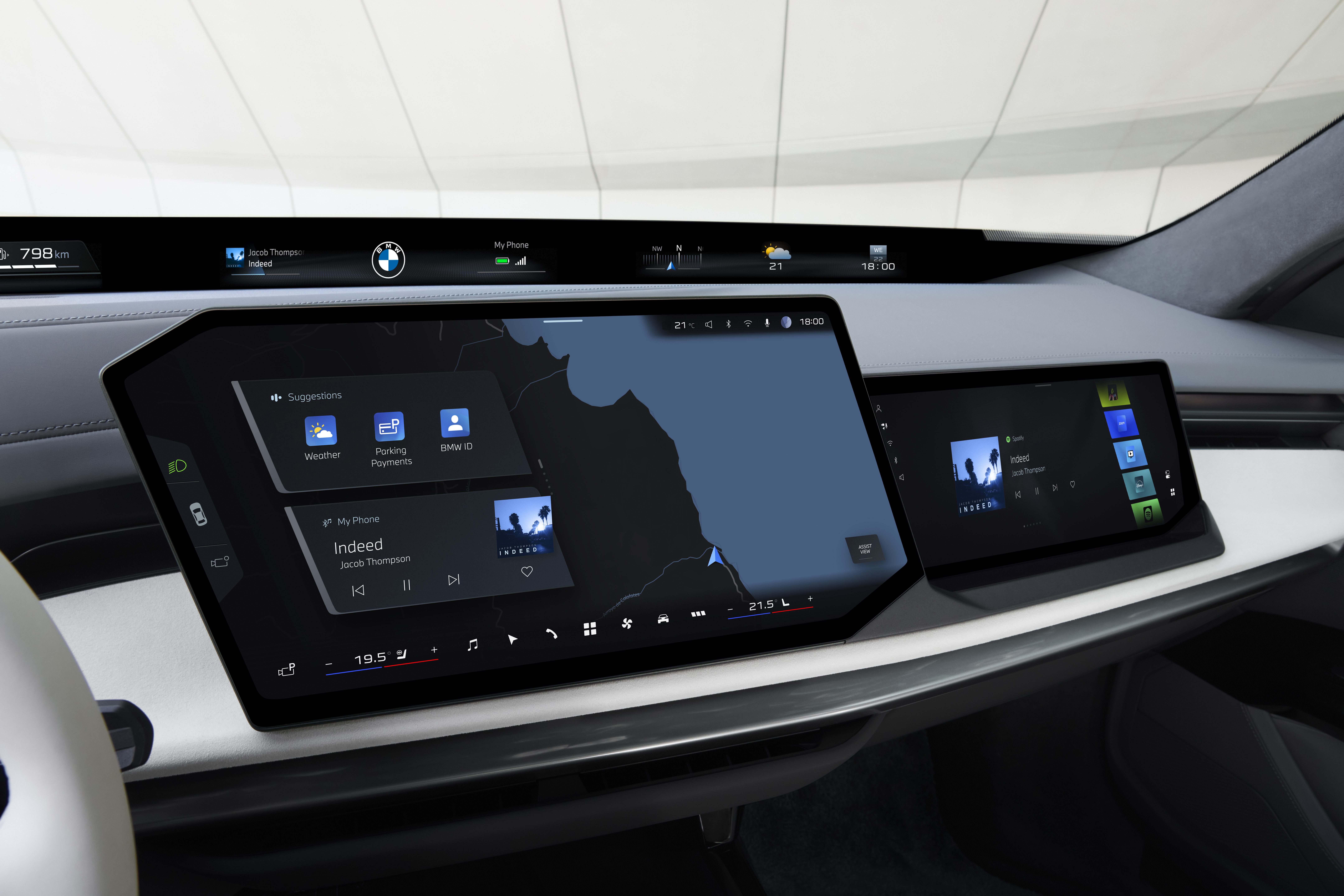 BMW i7 LCI interior