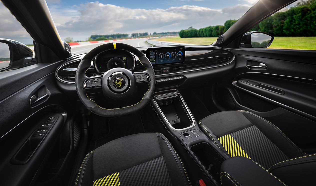 Fiat Abarth 600e interior