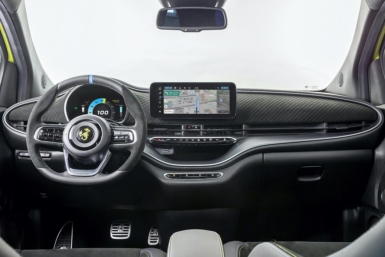 Fiat New Abarth 500e interior