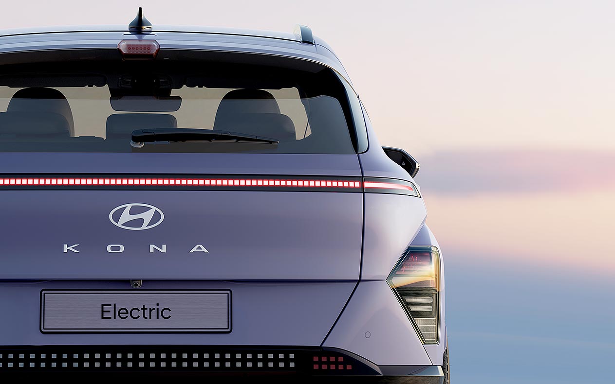 Hyundai Kona Electric back