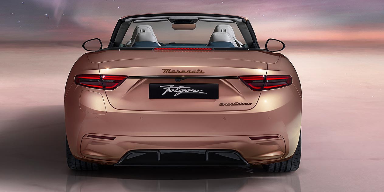 Maserati GranCabrio Folgore back