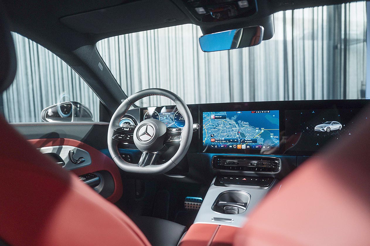 Mercedes CLA Shooting Brake interior