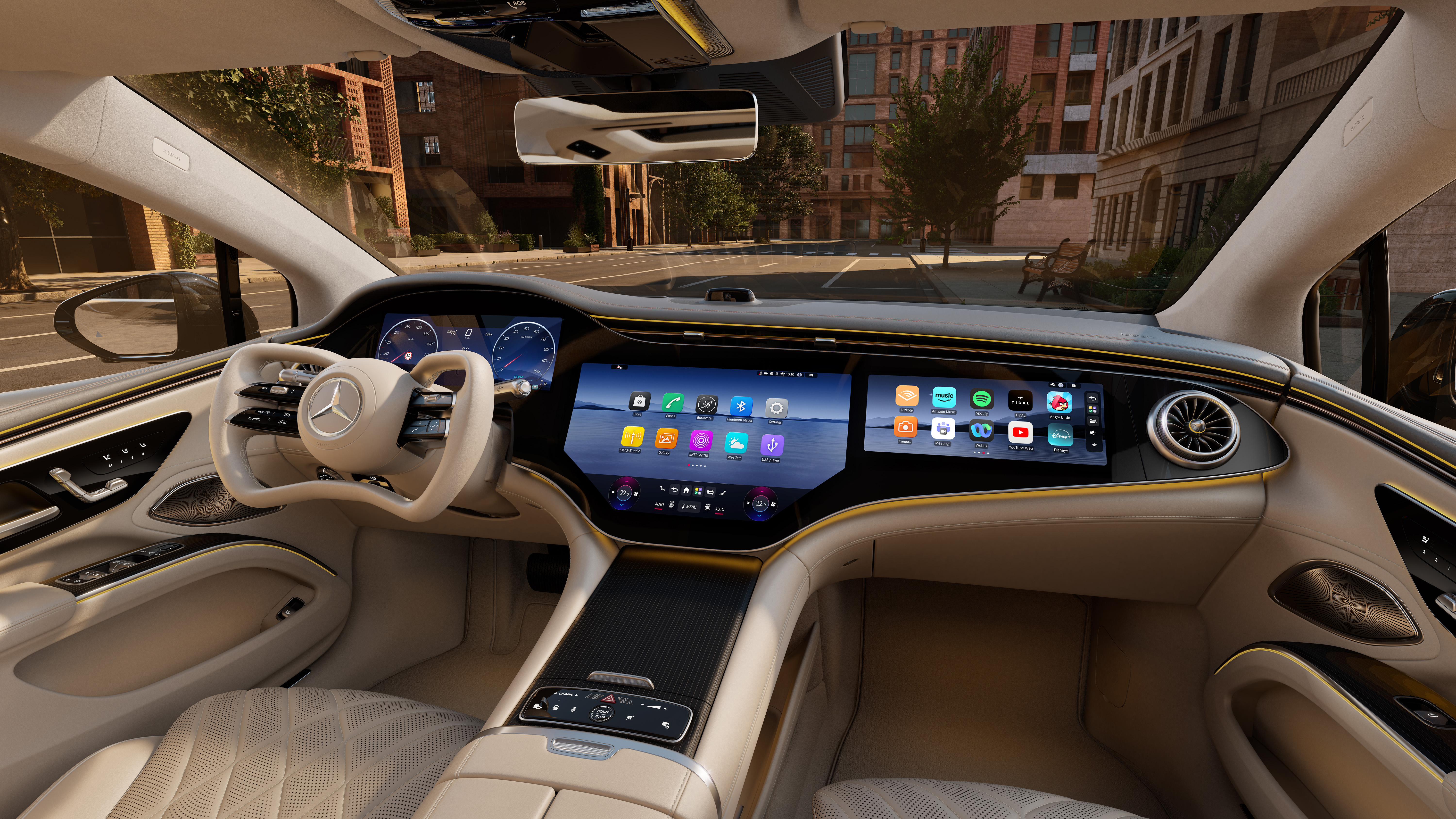Mercedes EQS  interior